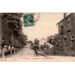 VIRY-CHATILLON: la poste et le boulevard husson - très bon état