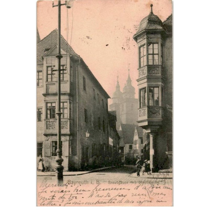COMPOSITEUR: wagner: brautgasse mit stadtkirche - très bon état