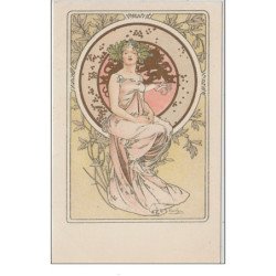 MUCHA Alphonse : "une femme hautaine" vers 1900 - très bon état