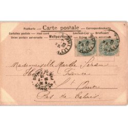 ANIMAUX: grenouille femme et nénuphars - très bon état