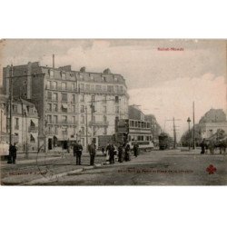 TRANSPORT: chemin de fer et tramway, saint-mandé rue de paris et place de la tourelle - très bon état