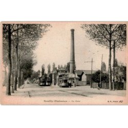 TRANSPORT: chemin de fer et tramway, neuilly-plaisance, la gare - très bon état