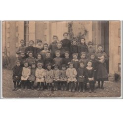 POITIERS : CARTE PHOTO - Photo de classe - Très bon état