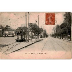 TRANSPORT: chemin de fer et tramway, le raincy avenue thiers - très bon état