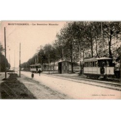 TRANSPORT: chemin de fer et tramway, montfermeil, la barrière blanche - très bon état