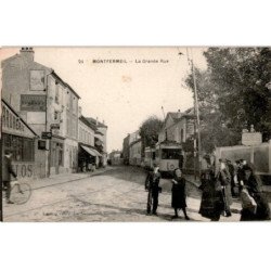 TRANSPORT: chemin de fer et tramway, montfermeil, la grande rue - très bon état