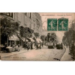 TRANSPORT: chemin de fer et tramway, villemomble avenue de raincy - très bon état