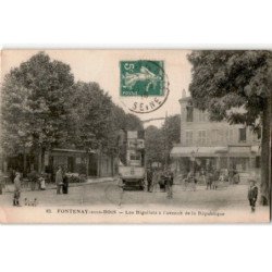 TRANSPORT: chemin de fer, tramway, fontenay-sous-bois les rigollots à l'avenue de la république - très bon état