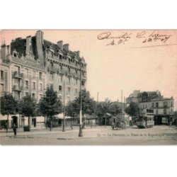 TRANSPORT: chemin de fer, tramway, le perreux place de la république - très bon état