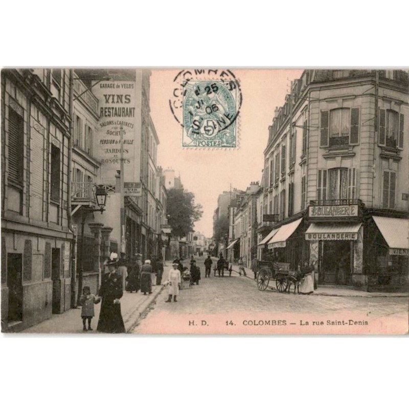 COLOMBES: la rue saint-denis - très bon état