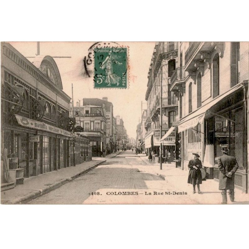 COLOMBES: la rue saint-denis - très bon état