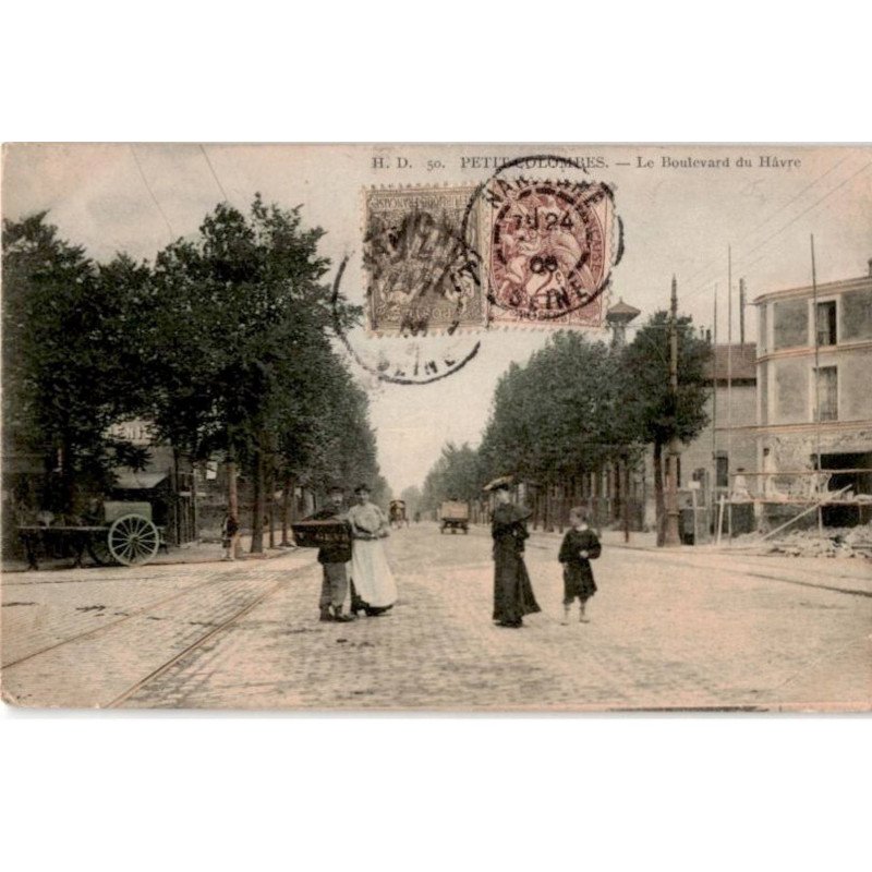 COLOMBES: petit-colombe, le boulevard du havre - état