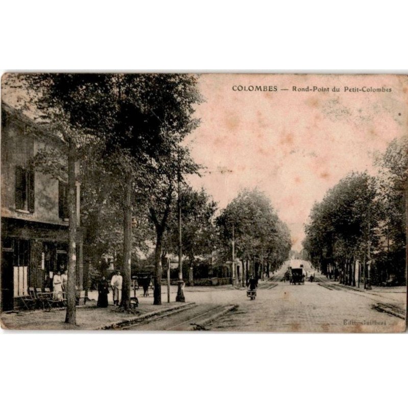 COLOMBES: rond-pont du petit-colombes - état