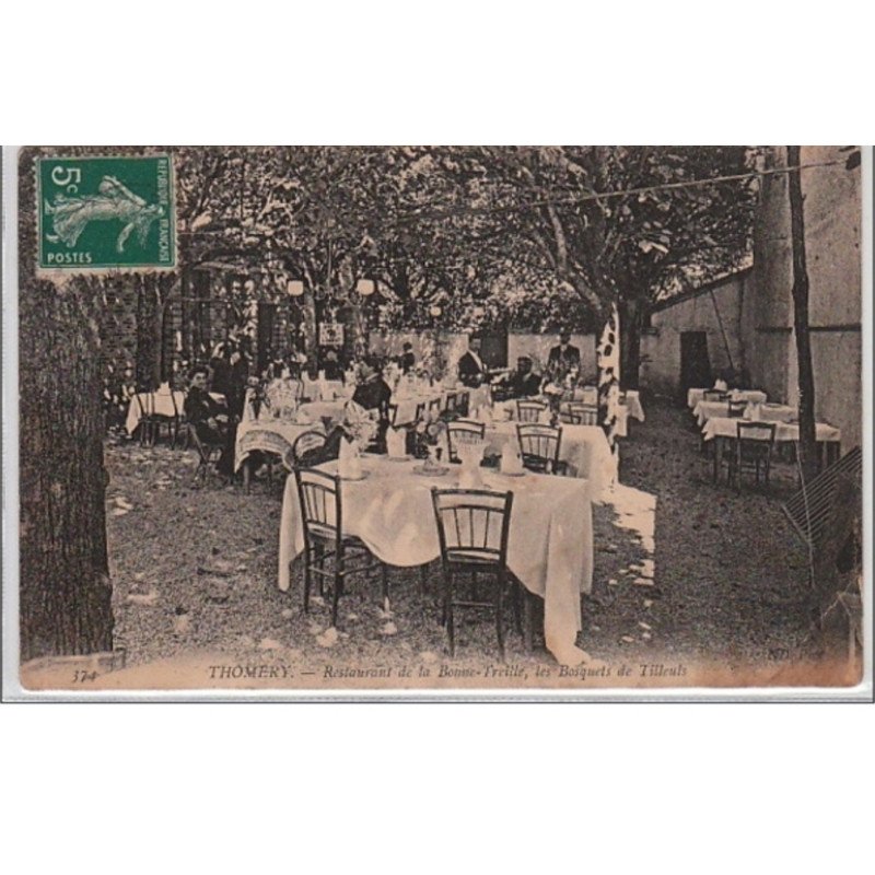 THOMERY : Restaurant de la Bonne Treille, les Bosquets de Tilleuls - Etat