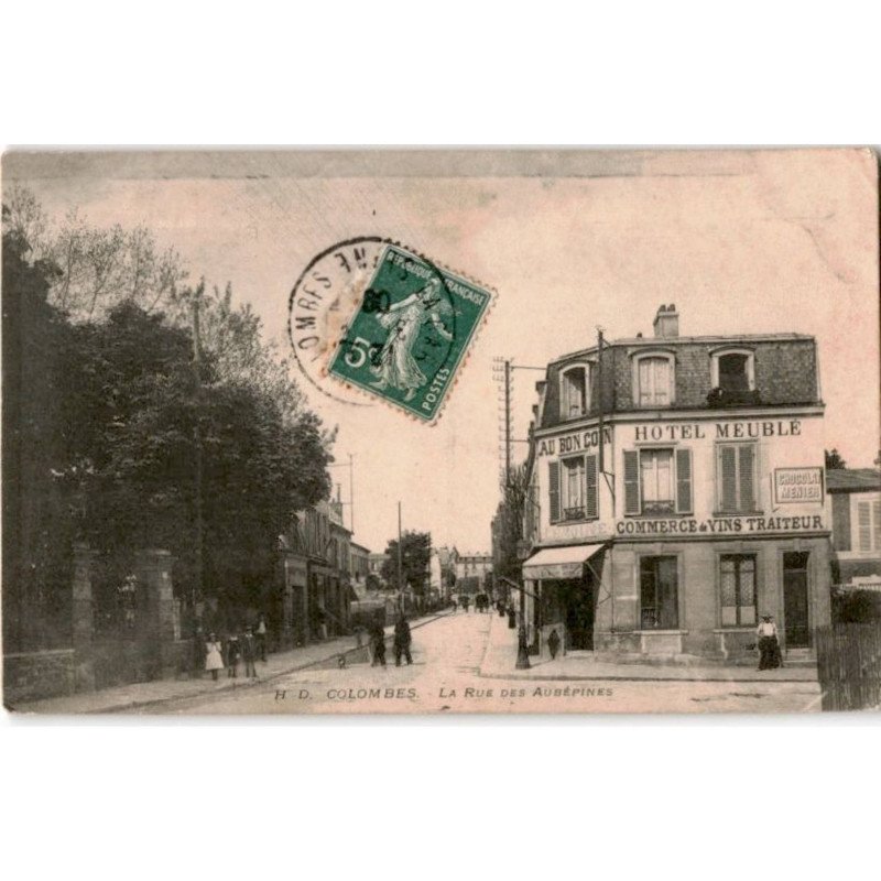 COLOMBES: la rue des aubépines - très bon état