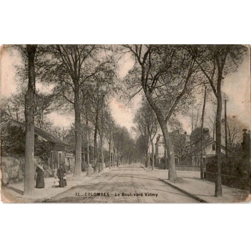 COLOMBES: le boulevard valmy - état