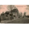 COLOMBES: la banlieue parisienenne inondée, crue de janvier 1910, avenue d'argenteuil maison écroulée - très bon état