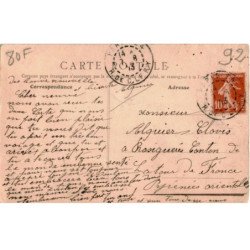 COLOMBES: la banlieue parisienenne inondée, crue de janvier 1910, avenue d'argenteuil maison écroulée - très bon état