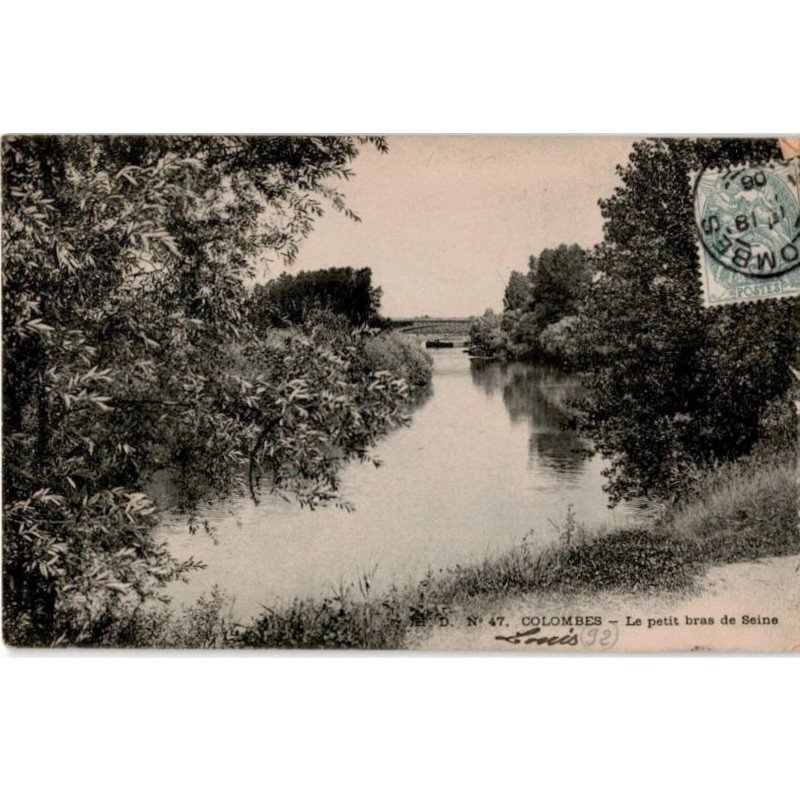 COLOMBES: le petit bras de seine - très bon état