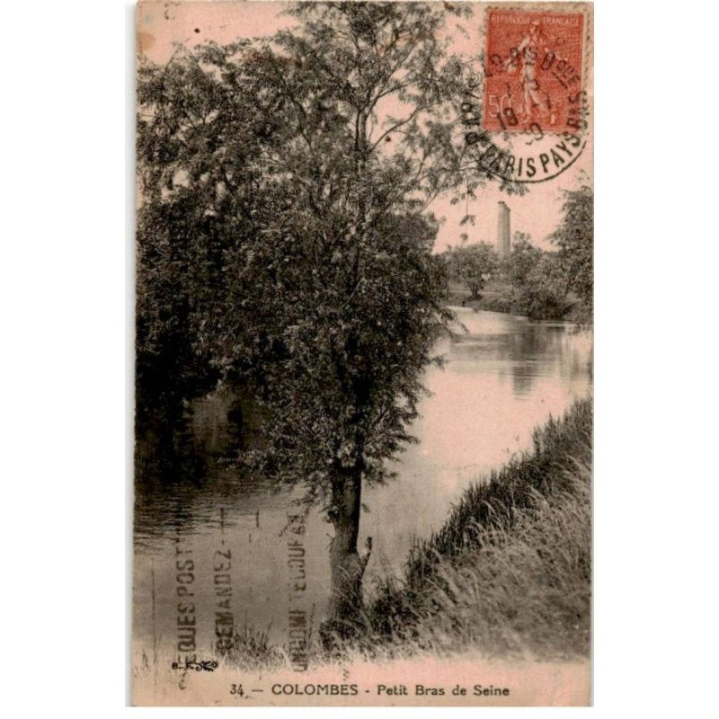 COLOMBES: petit bras de seine - très bon état