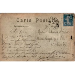 COLOMBES: bords de la seine vue extérieure de l'ile la ferme du moulin joli -  état