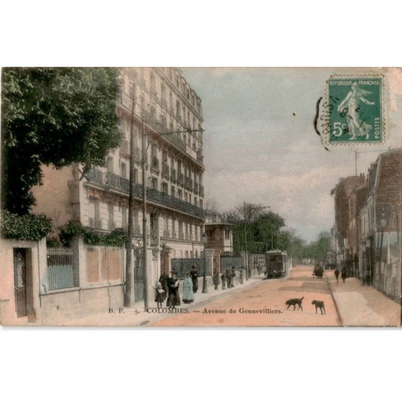 COLOMBES: avenue de gennevilliers - état