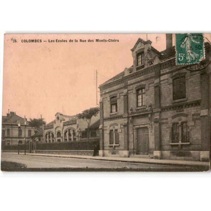 COLOMBES:les écoles de la rue des monts-clairs - très bon état