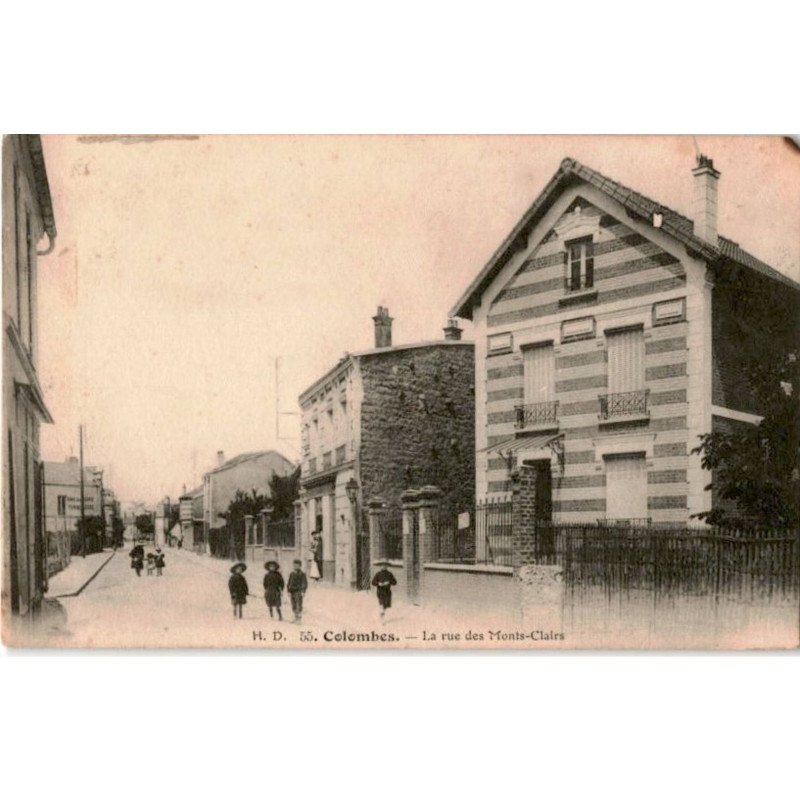 COLOMBES: la rue des monts-clairs - très bon état