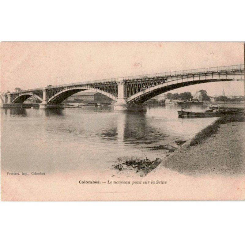 COLOMBES: le nouveau pont sur la seine - très bon état