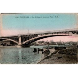 COLOMBES: les arches du nouveau pont -  état