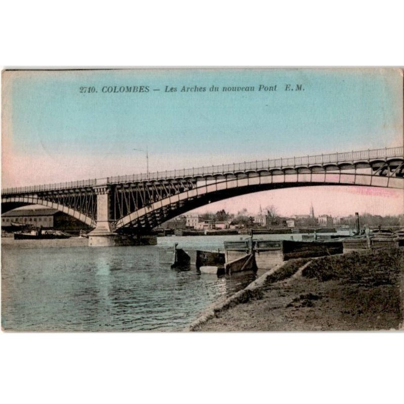 COLOMBES: les arches du nouveau pont -  état