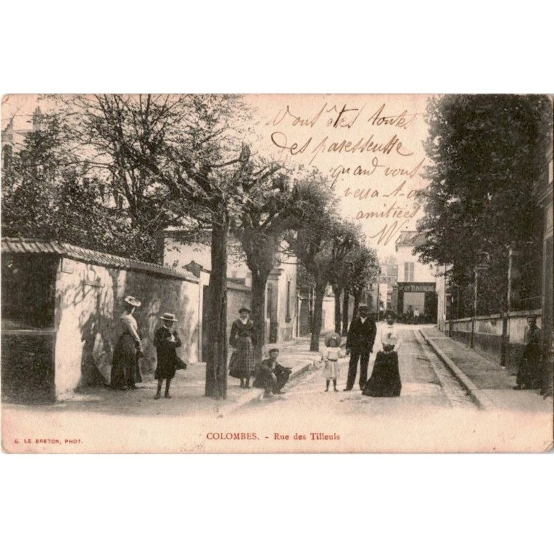 COLOMBES: rue des tilleuls - état