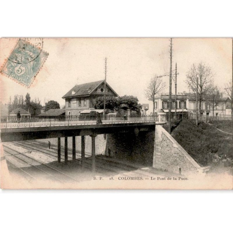 COLOMBES: le pont de la puce - très bon état