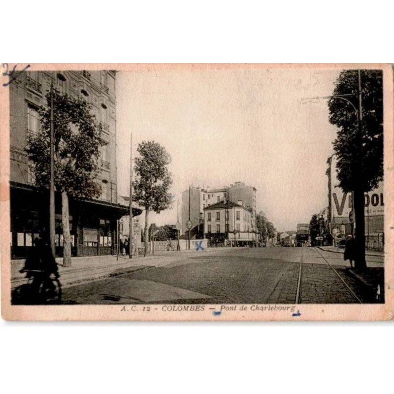 COLOMBES: pont de charlebourg - état
