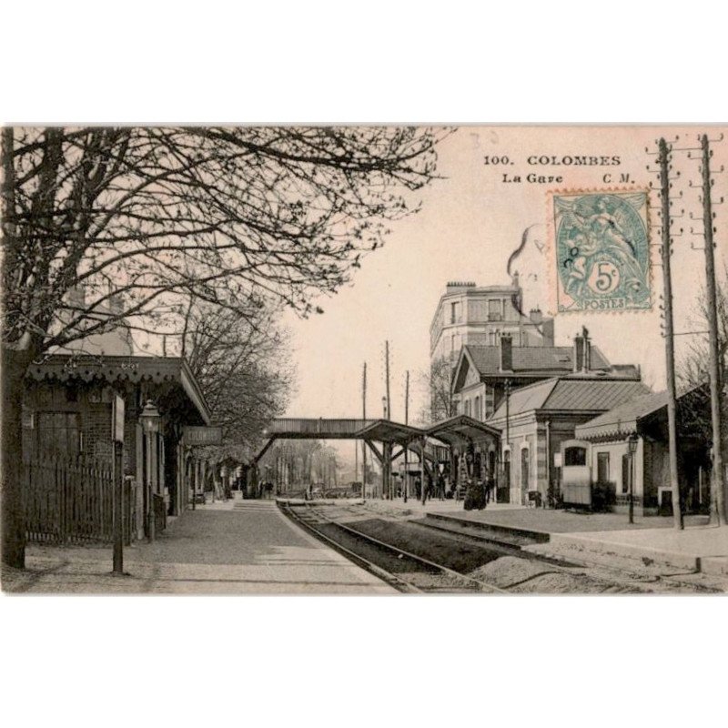 COLOMBES: la gare - très bon état