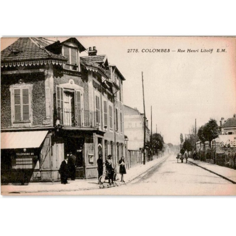 COLOMBES: rue henri-litolff - très bon état