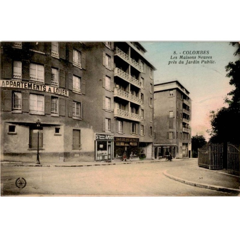 COLOMBES: les maisons neuves près du jardin public - très bon état