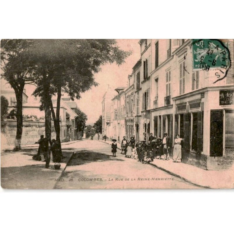 COLOMBES: la rue de la reine henriette - très bon état