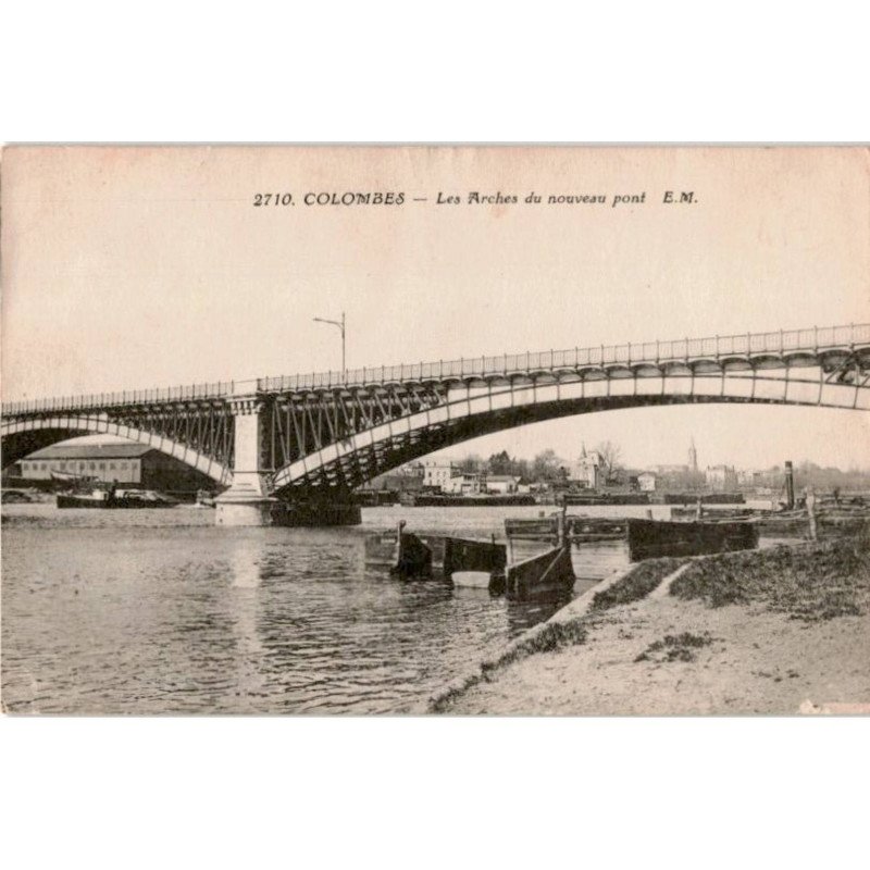 COLOMBES: les arches du nouveau pont - très bon état