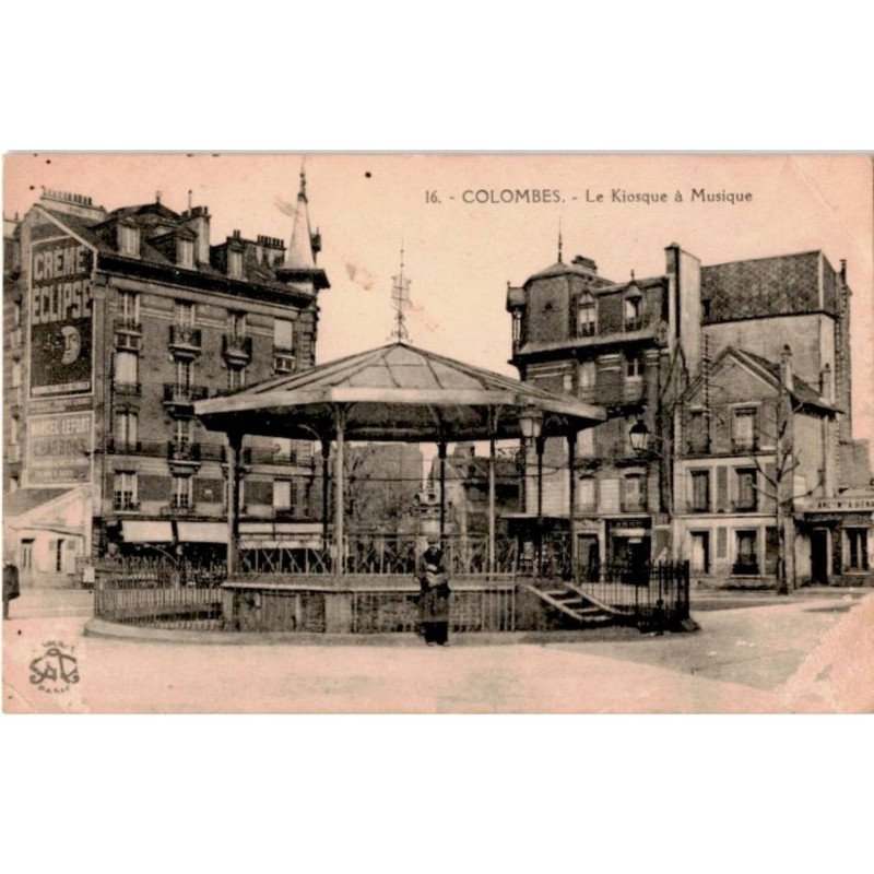 COLOMBES: le kiosque à musique - état