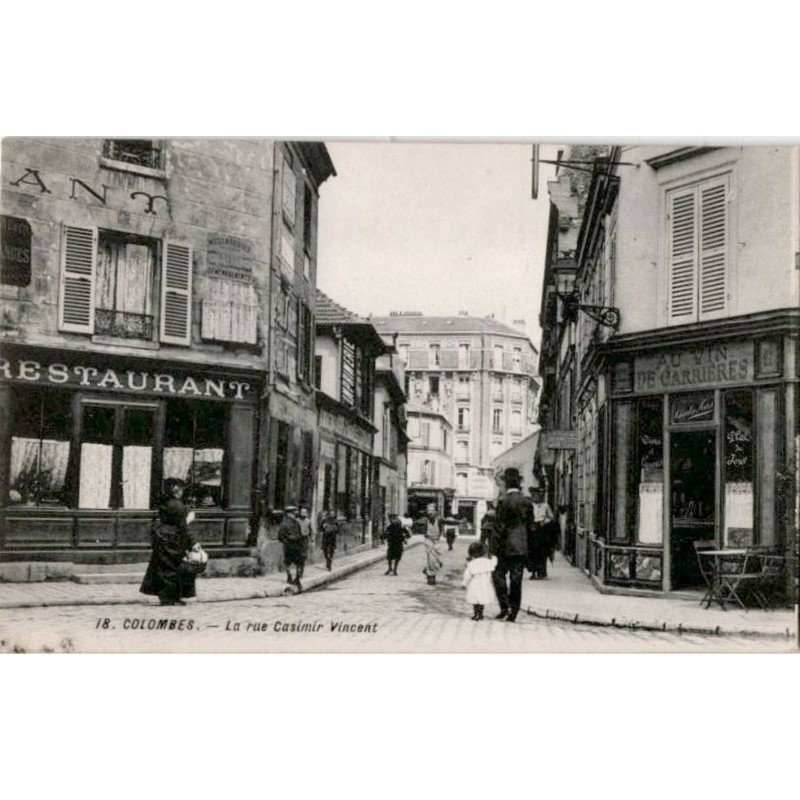 COLOMBES: la rue casimir vincent - très bon état