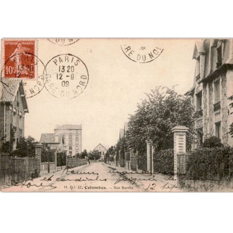 COLOMBES: rue berthe - état