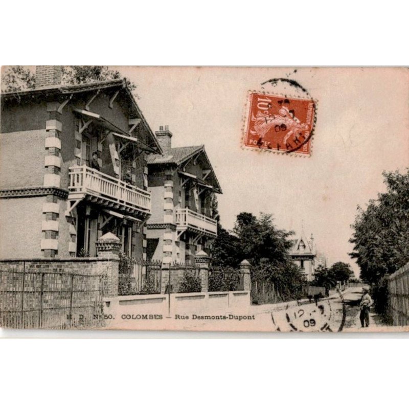 COLOMBES: rue desmonts-duponts - état