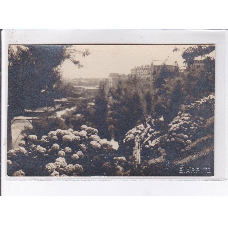 BIARRITZ: vue floral et la ville - très bon état