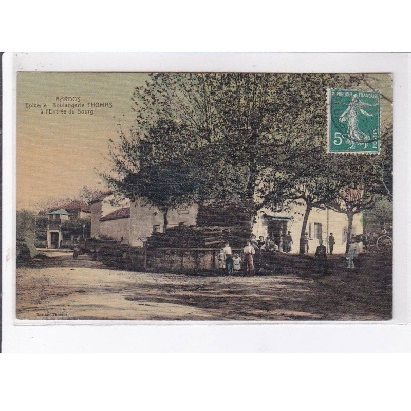 BARDOS: épicerie boulangerie thomas à l'entrée du bourg - très bon état