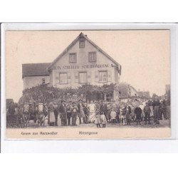 MERZWEILER: gruss aus merzweiler, mittelgasse - très bon état