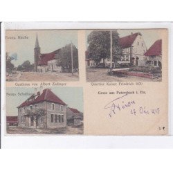 PETERSBACH: gasthaus von Albert Zielinger, quartier kaiser friedrich 1870 - très bon état