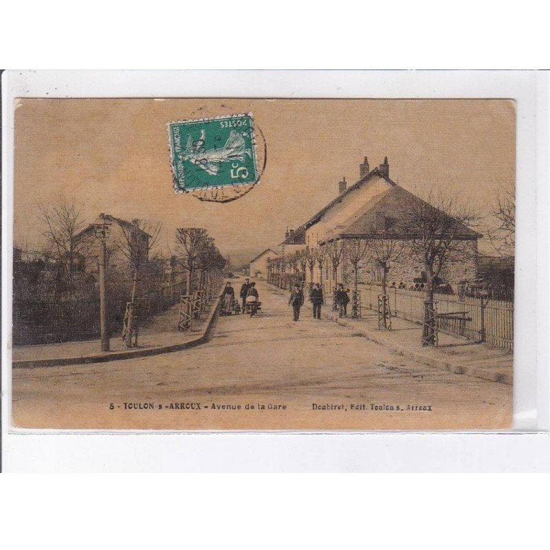 TOULON-SUR-ARROUX: avenue de la gare - très bon état