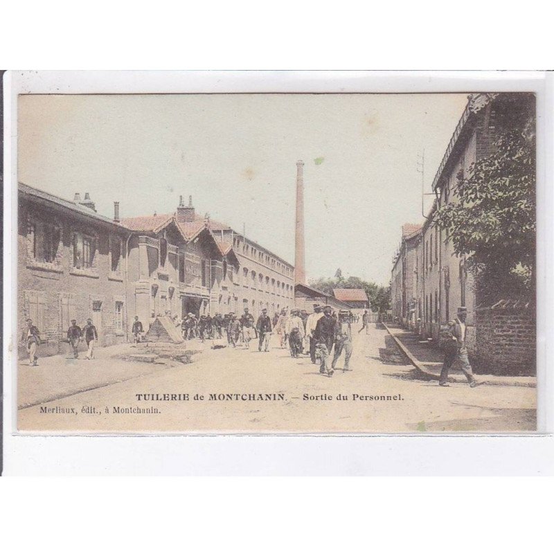 MONTCHANIN: tuilerie, sortie du personnel - très bon état