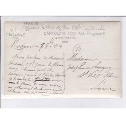MODANE: officiers et NCO of the 108th territorial regiment - très bon état